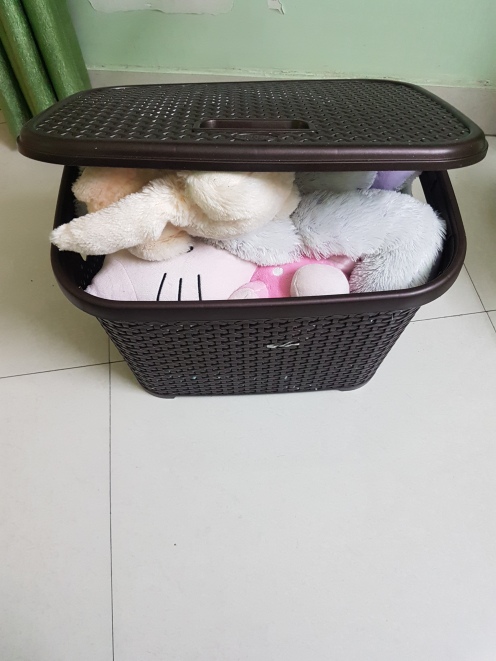 Use a big basket to store all toys