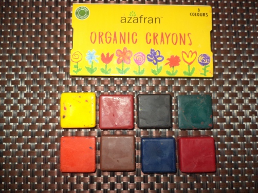 Azafran organic crayons